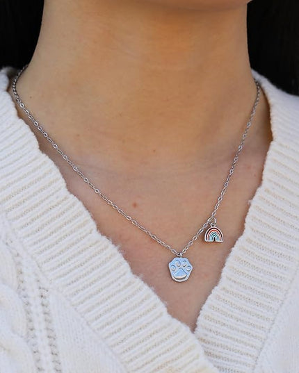 Baydurcan Pendant Necklace for Women Evil Eye Ankh Bow Necklace for Friends Sister Birthday Just Because Christmas Gifts