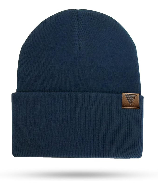 Urban Effort Beanie for Men Women – Warm Acrylic Unisex Knit Winter Hats for Men, Soft Stretch Fit, Classic Streetwear Style