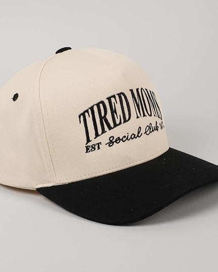 MIRMARU Two-Tone Vintage Canvas Trucker Hats for Men & Women, Adjustable Size Baseball Caps with Trendy Embroidered Design