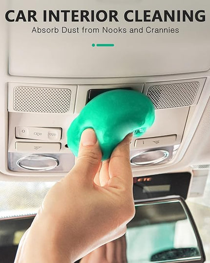 TICARVE Cleaning Gel for Car Detailing Car Cleaning Putty Auto Detailing Gel Detail Tools for Car Interior Cleaner Kit Car Vent Cleaner Automotive Car Cleaner Green