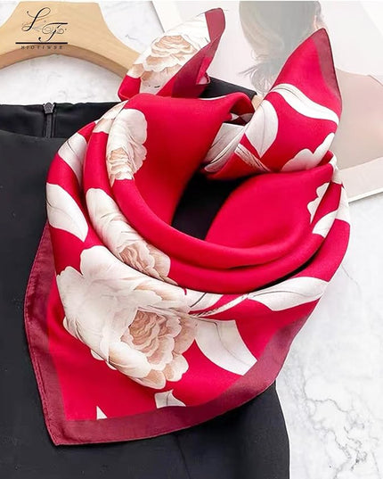 Satin Bandanas Head Scarf For Women Hair Scarves Accessories Lightweight Fashion Wrap Neck Silk Sleeping Headscarf