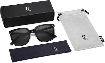 SOJOS Sunglasses for Women Men Vintage Style Shades SJ2157