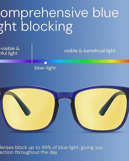 livho Gaming Blue Light Blocking Glasses for Better Sleep, Premium Night Driving, Computer Blockers for Man & Woman