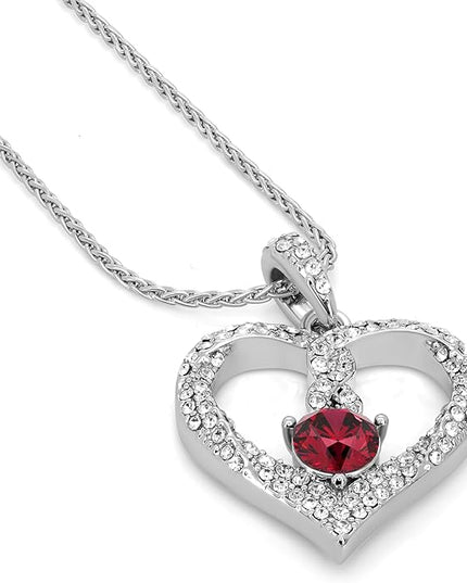 TRYNDI Birthstone Necklace for Women - Infinity 12 Months Birthstone Necklace, Christmas Gifts for Wife, Daughter, Girlfriend, Mom - Mother’s Day, Valentine’s, Anniversary, Birthday Gift for Her