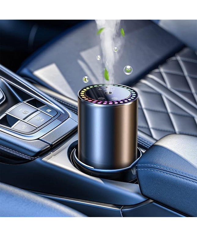 Smart Car air Fragrance/Car air freshener/Fragrance Diffuser for Auto Home Office Bedroom,Auto On/Off,3-Modes Adjustable, Built-in Battery,Starry Light,Lasts for 24 Weeks,Cologne