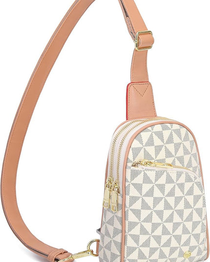 INICAT RFID Blocking Sling Bag Anti Theft Crossbody Bags Women Valentine's Day Gifts Travel Purses Vegan Leather