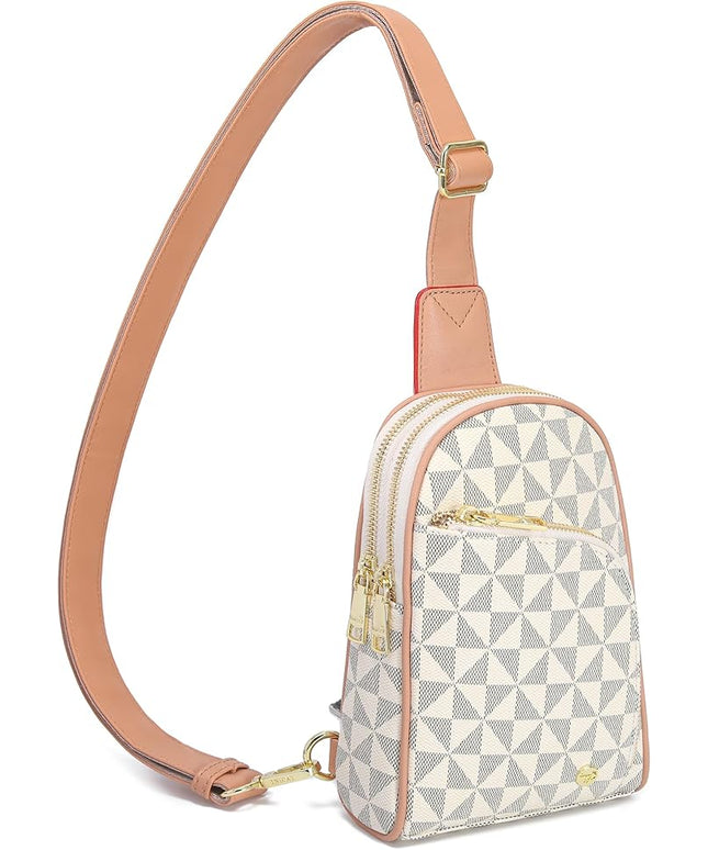 INICAT RFID Blocking Sling Bag Anti Theft Crossbody Bags Women Valentine's Day Gifts Travel Purses Vegan Leather