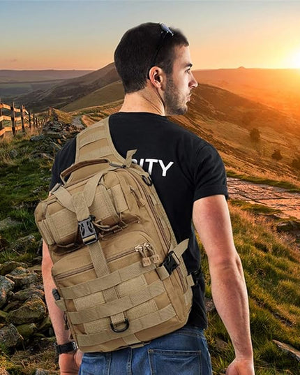 hopopower Tactical Sling Bag, Sport Bag Military Rover Shoulder Backpack EDC Assault Range Bag, Chest Pack Handbag Waterproof