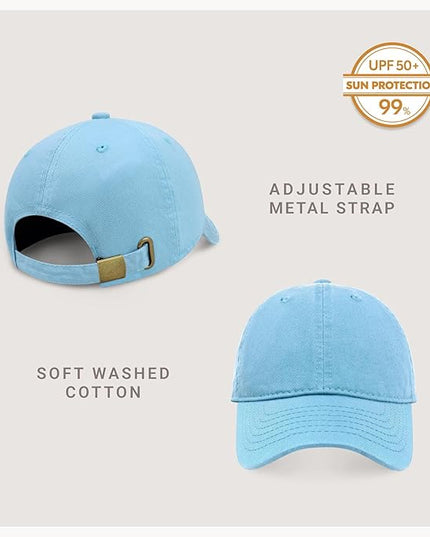 CHOK.LIDS Everyday Premium Dad Hat Unisex Cotton Baseball Cap for Men and Women Adjustable Lightweight Polo Style Curved Brim
