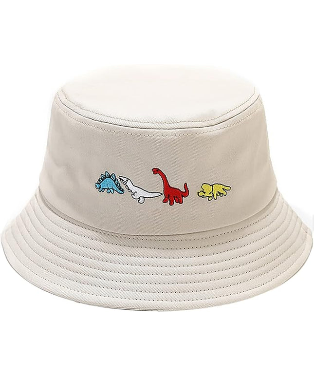 XYIYI Fashion Embroidery Bucket Hat Cotton Beach Fisherman Hats for Women Girls