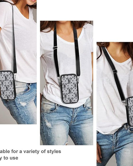 Small Crossbody Bags for Men, Cool Lightweight Sling Phone Pouch, Slim Cell Phone Purses