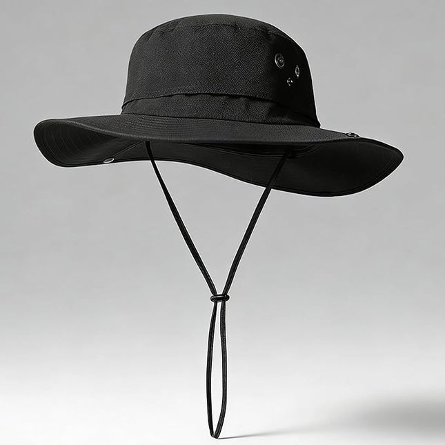 PLCWSCFV Plus Size XL XXL Sun Hats for Men Bucket Boonie UV Protection UPF50+ Waterproof Wide Brim Foldable Fishing Beach