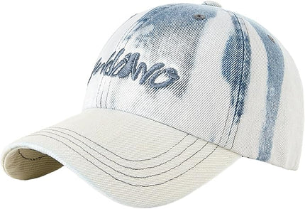 Trendy Unisex Graffiti Baseball Cap, Adjustable Cotton Baseball Cap for Men & Women, Athletic Streetwear Hat