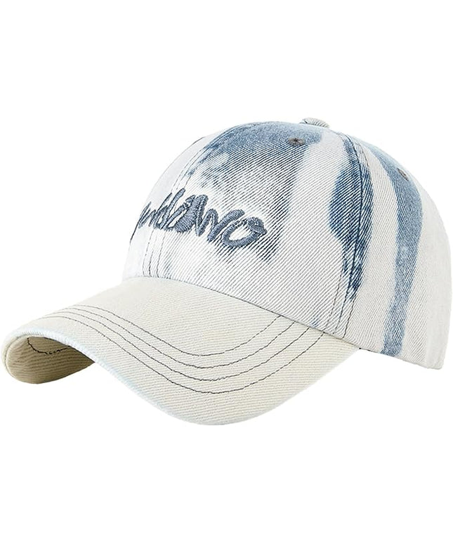 Trendy Unisex Graffiti Baseball Cap, Adjustable Cotton Baseball Cap for Men & Women, Athletic Streetwear Hat