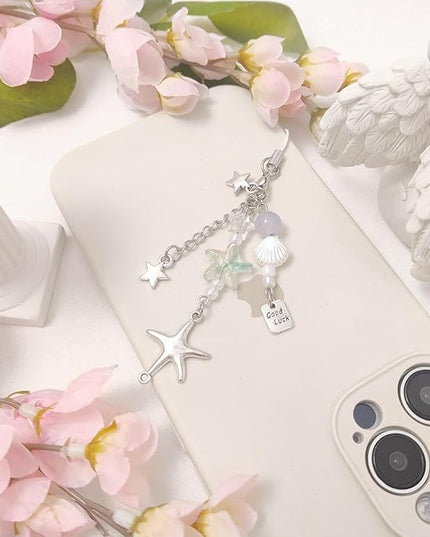 1-4PCS Cute Phone Charms Aesthetic Y2K Cell Phone Charms Strap Pink Strawberry Butterfly Star PhoneCharm Y2K Accessories for Bag Keychain Airpods Camera Pendants Decor