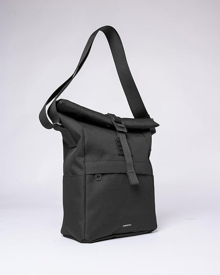 Sandqvist Men's Icon Sacoche Bag, Black, One Size