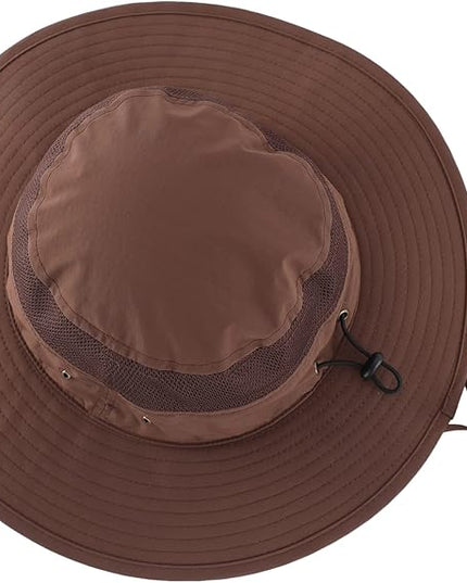 Home Prefer UPF 50+ Men's Sun Hat Wide Brim Bucket Hat UV Protection Hat for Mens Womens Beach Safari Gardening Golf Fishing