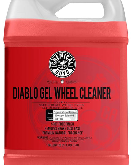 Chemical Guys CLD_997 Diablo Gel Oxygen Infused Foam Wheel and Rim Cleaner, Concentrated (Safe on All Wheel & Rim Finishes), for Cars, Trucks, SUVs, Motorcycles, RVs & More 128 fl oz (1 Gallon)