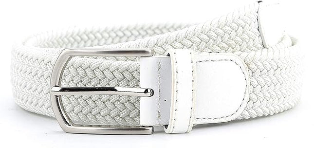 Braided Canvas Woven Elastic Stretch Belts for Men/Women/Junior with Multicolored