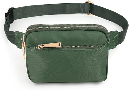 UTO Fanny Pack for Women Crossbody Trendy Fashion Belt Purse Chest Waist Hip Bumbag for Outdoor Shopping Travel Hiking