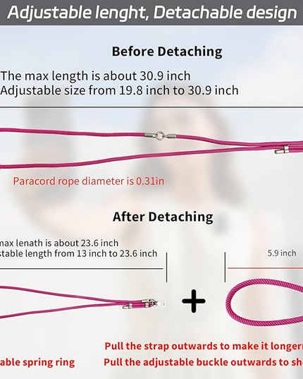 3-in-1 Adjustable Phone Lanyard Crossbody Cell Phone Neck Strap Universal Mobile Wrist Lanyard