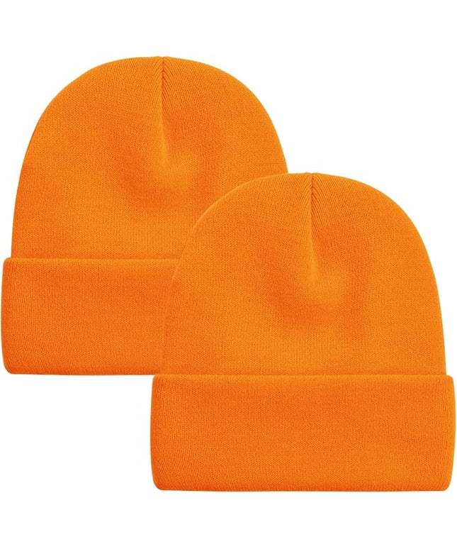 ZOORON 1&2 Pack Beanie for Men Women Slouchy Beanie Hats Winter Knit Caps Soft Ski Hat Unisex