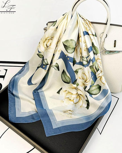 Satin Bandanas Head Scarf For Women Hair Scarves Accessories Lightweight Fashion Wrap Neck Silk Sleeping Headscarf