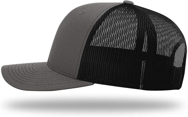 Richardson 112 Classic Six-Panel Adjustable Snapback Trucker Cap | Bulk Packs Available