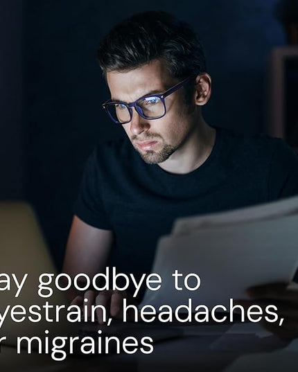 livho Gaming Blue Light Blocking Glasses for Better Sleep, Premium Night Driving, Computer Blockers for Man & Woman