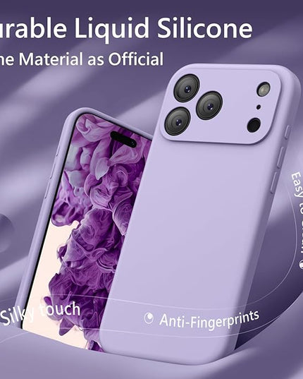FireNova Magnetic for iPhone 17 Pro Case, Compatible with MagSafe, [Integrated Silicone Camera Control Button] [Camera Protection] Anti-Scratch Microfiber Lining Phone Case, 6.3", Clove Purple