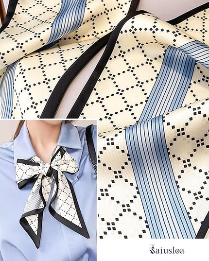 Purse Scarf For Handbags Head Scarves For Women's Hair Bags Scarfs Long Skinny Scarves Fashion Silky