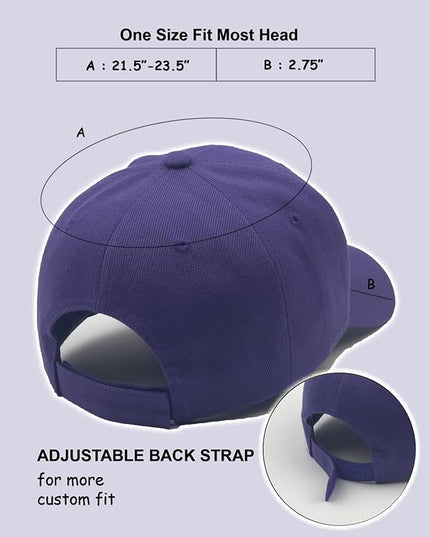 Utmost Structured Baseball Cap with Adjustable Closure - Performance Hat for Outdoor Activities
