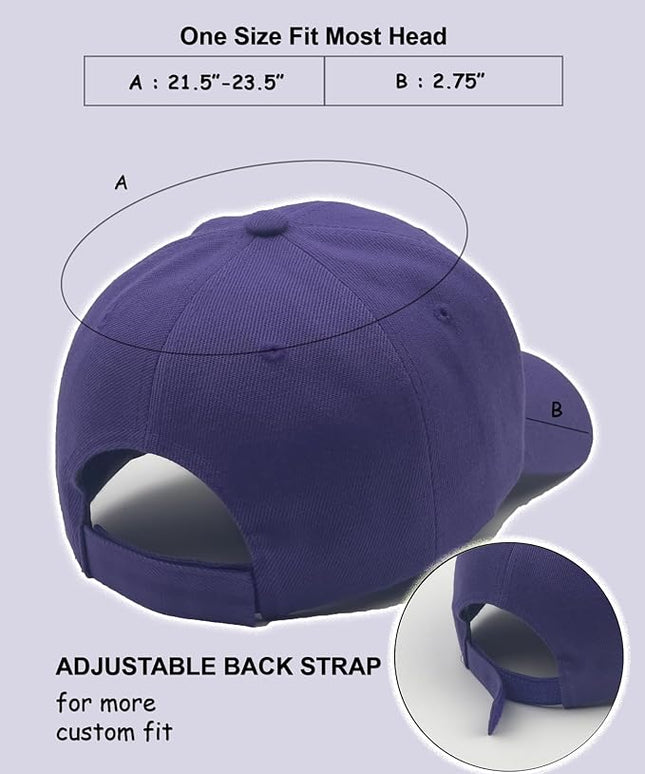 Utmost Structured Baseball Cap with Adjustable Closure - Performance Hat for Outdoor Activities