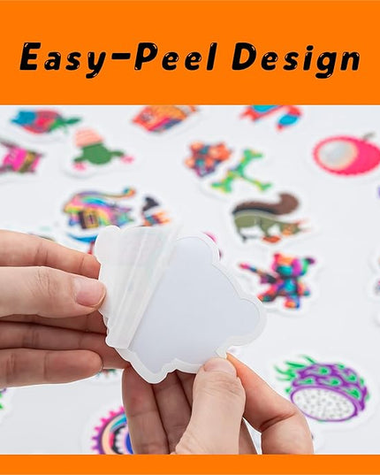 Cool & Trendy Fun Stickers – 120pcs | Easy Peel, Waterproof, No Residue | for Teens & Adults, Laptops, Skateboards, Water Bottles & Suitcases