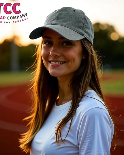 Unisex Vintage Washed Baseball Cap | Low Profile Soft Top Unstructured Cotton Baseball Cap | Adjustable Size Vintage Buckle