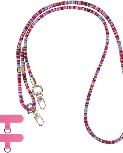Phone Lanyard Crossbody Neck Strap with Charm Universal Adjustable Shoulder Strap Accessories