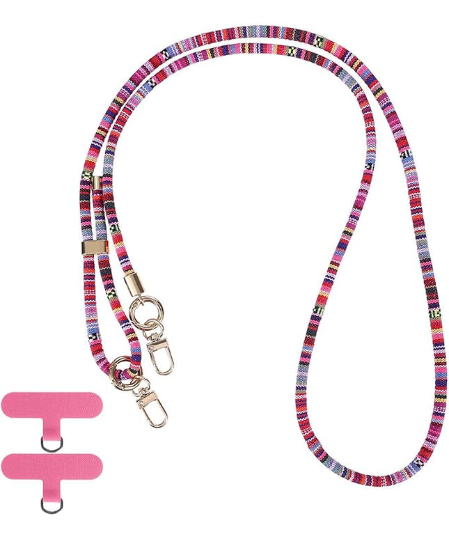 Phone Lanyard Crossbody Neck Strap with Charm Universal Adjustable Shoulder Strap Accessories