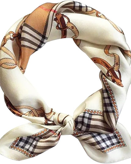 Satin Bandanas Head Scarf For Women Hair Scarves Accessories Lightweight Fashion Wrap Neck Silk Sleeping Headscarf