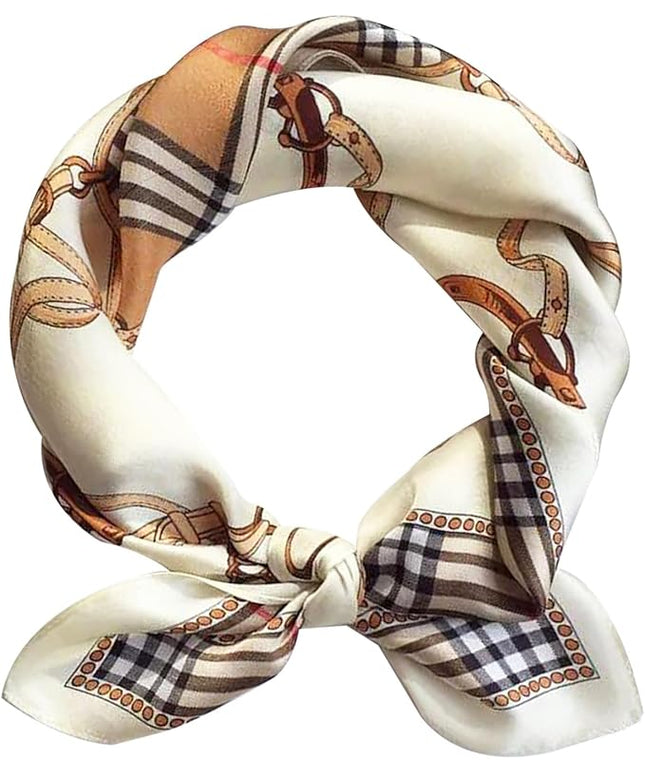 Satin Bandanas Head Scarf For Women Hair Scarves Accessories Lightweight Fashion Wrap Neck Silk Sleeping Headscarf