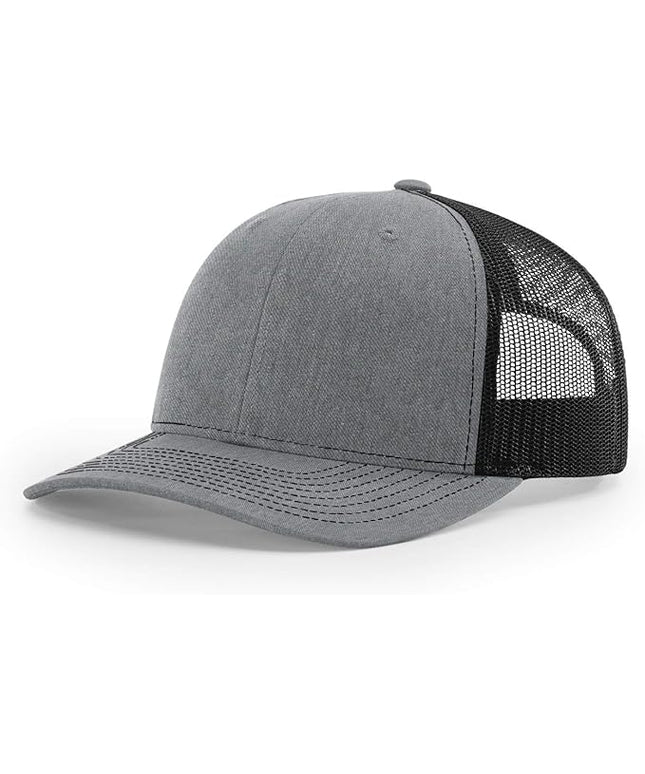 Richardson 112 Classic Six-Panel Adjustable Snapback Trucker Cap | Bulk Packs Available