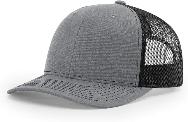 Richardson 112 Classic Six-Panel Adjustable Snapback Trucker Cap | Bulk Packs Available