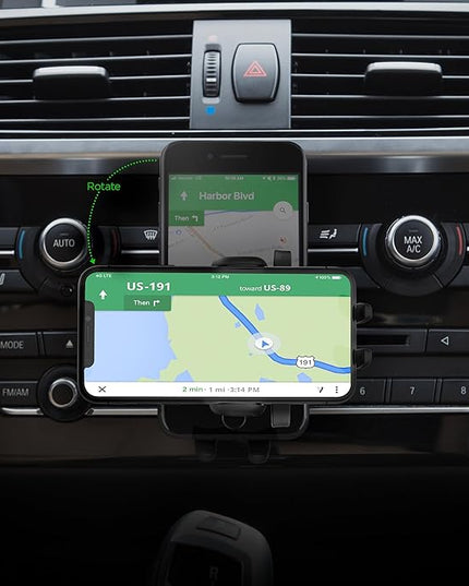 iOttie Easy One Touch Signature CD Slot Mount - Universal Car Phone Holder for iPhone, Google, Samsung, Moto, LG, and all other Smartphones