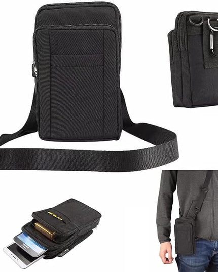 Universal Crossbody Cellphone Purse Waist Pack Bag for Outdoor Sports Moblie Phone Carrying Cases Shoulder Belt Bag Pouch for iPhone X 8/8 Plus Samsung Galaxy Phones Under 7.0'' from WaitingU