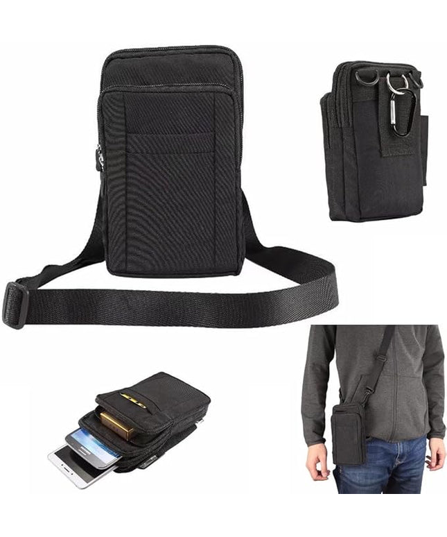 Universal Crossbody Cellphone Purse Waist Pack Bag for Outdoor Sports Moblie Phone Carrying Cases Shoulder Belt Bag Pouch for iPhone X 8/8 Plus Samsung Galaxy Phones Under 7.0'' from WaitingU