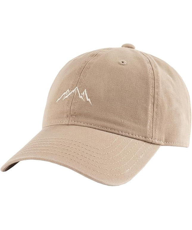 FURTALK Baseball Cap Men Mountain Embroidery Dad Hat Unstructured Soft Vintage Washed Cotton Outdoor Hats for Men