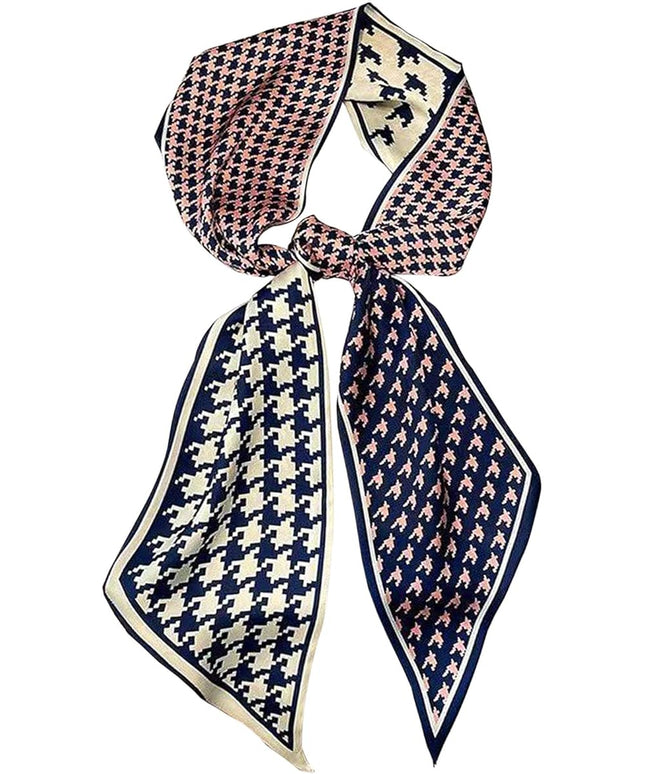 Head Scarf Purse Handle Neck Satin Hair Scarfs For Bag Lightweight Silky Long Thin Women's Fashion Scarves 59 * 5.9”