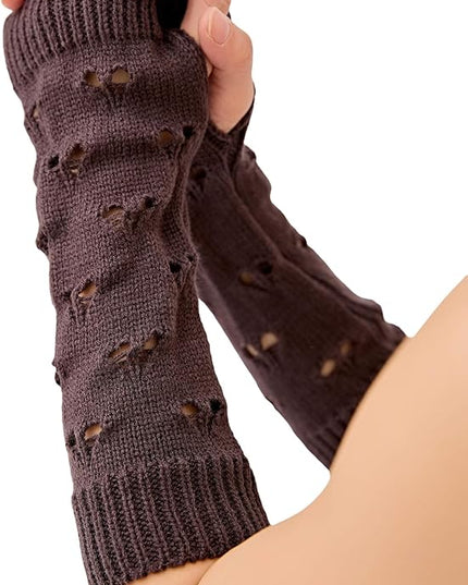 Arm Warmers Fairy Grunge Fingerless Punk Goth Emo Gloves Y2K Accessories Cottagecore