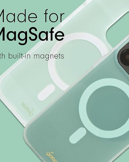 Sonix Protective Phone Case for iPhone 15 Pro | Compatible with Magsafe | 10ft Drop Tested | Jelly Mint