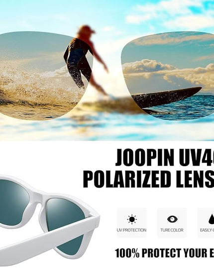 Joopin Square Sunglasses Polarized UV Protection Trendy Designer Sun Glasses Men Women