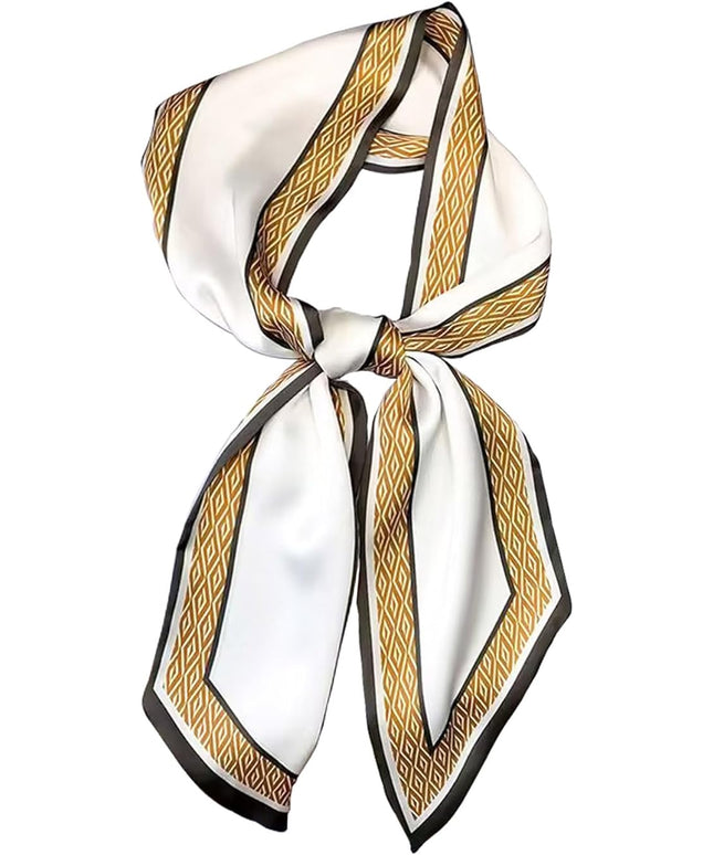 Dailyacc Hair Scarf for Women Fashion Silky Satin Headscarf Wrap Breathable Lightweight Neck Scarves For Handbag